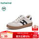熱風(fēng)（Hotwind）加絨德訓鞋女款2025年冬季新款薄底運動(dòng)休閑鞋百搭小白鞋女鞋 88米黑 37