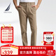 諾帝卡（NAUTICA）【商場(chǎng)同款】男裝秋冬款棉紡磨毛舒適保暖休閑長(cháng)褲男PO3400 卡其灰0KK 33
