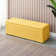 葉余長(cháng)條沙發(fā)凳商場(chǎng)等候休息凳試鞋凳儲物收納凳成人軟包換鞋凳子家用 麻布-黃 長(cháng)40寬40高40cm【正方形】