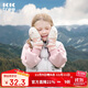Kocotreekk樹(shù)兒童手套保暖加絨防水幼童連指手套玩雪手套冬季卡通奶杏粉S