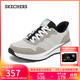 斯凱奇（Skechers）閃穿鞋男鞋秋季復古休閑鞋厚底減震運動(dòng)鞋慢跑鞋阿甘鞋211069