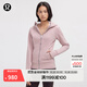 lululemon丨Scuba 女士拉鏈連帽衫 LW4CGVS 煙熏粉 線上專售 S /6