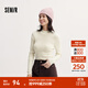 森馬（Semir）毛衣女冬季舒適緊身半高領(lǐng)正肩純色羊毛衫氣質(zhì)百搭顯瘦打底衫 奶白10501 M