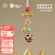布達拉宮紅肉寶瓶天珠掛飾手機鏈高級感小眾藏式鑰匙扣掛件裝飾創(chuàng  )意禮物 紅肉寶瓶瑪瑙珠掛飾