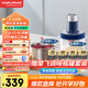 摩飛電器（Morphyrichards）絞肉機 和面機家用套娃絞餡碎肉一體機多功能攪拌料理機揉面機 大容量雙杯配置 3.2L+2.5L MR9407