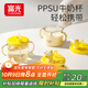 FGA富光兒童牛奶杯寶寶直飲帶手柄喝水杯帶刻度泡奶瓶PPSU學(xué)飲吸管杯