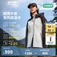 波司登（BOSIDENG）戶(hù)外軟殼外套女款連帽拼色顯瘦防風(fēng)防潑水登山徒步防護功能外套 海貝米/生巧咖827H-可露麗風(fēng) L 170/92A