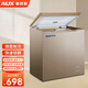 奧克斯家用冰柜中小型冷藏冷凍轉換冷柜 商用大容量保鮮單溫臥式冰箱 節能低噪 【 微霜制冷+風(fēng)機 全國聯(lián)?！繂伍T(mén)單溫 150L