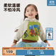 馬·拉?。∕.Latin）/童裝兒童衛衣年秋裝新款男女童小童印花連帽口袋衛衣 牛油果綠 120cm