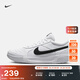 耐克男子透氣輕便網(wǎng)球鞋冬季緩震抓地回彈舒適簡(jiǎn)約NIKE DV3258 101白色/黑 43