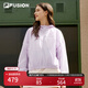 FILA FUSION斐樂(lè )潮牌梭織外套女2025夏新款休閑寬松防曬連帽上衣 云裳紫-VT S 160/80A/S