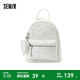 森馬（Semir）包包女雙肩包小眾設計感滿(mǎn)印旅行背包學(xué)生小書(shū)包2025新款時(shí)尚 本白10101 均碼