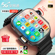 手機通用2025新款智能兒童電話(huà)手表移動(dòng)電源小學(xué)生初中生可插卡 黑色20核+256G+MOLED屏+伸縮相機