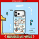 CASETIFY Peterdog系列 推桿時(shí)刻 適用于iPhone17/16/15  Air/Pro/Max蘋(píng)果手機殼 透明黑框Magsafe iPhone 17 Pro Max