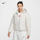 耐克暖風(fēng)輕羽絨系列女拒水連帽夾克冬新款NIKE THERMA-FIT HV5106 072淺骨色/帆白 L
