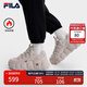 FILA 斐樂(lè )官方女鞋CROISSANT WE摩登運動(dòng)鞋加絨可頌鞋 燕麥色-OM 36.5