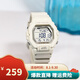 卡西歐（CASIO）男女手表小方塊多功能防水表學(xué)生計步運動(dòng)潮流電子表LED夜光 LWS-2200H-8A