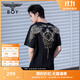 BOY LONDON【暗黑羅盤(pán)】夏情侶款短袖權杖印花炸街潮牌T恤N01906 N0103902 M