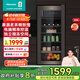海信（Hisense）125升冰吧家用客廳辦公室廳吧小冰箱 冷藏展示柜凈味保鮮 一級能效茶葉飲料柜JC-125VUT以舊換新