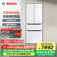 博世（BOSCH）冰箱【M7】462L法式多門(mén)四開(kāi)門(mén)變頻雙循環(huán)家用電冰箱 靈活半嵌入 鉑金凈風(fēng) 魔術(shù)變溫 支持國家補貼 KFF72VA23C 白色