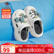 駱駝（CAMEL）洞洞鞋女時(shí)髦DIY原創(chuàng  )鞋花松糕厚底涼拖鞋 L24M071642 白色 36/37 