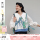 兩三事針織馬甲 背心女2025新款內(nèi)搭坎肩新中式國(guó)風(fēng)上衣 陌上花開 花色  S