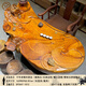 楓嵐情（FENGLANQ）金絲楠木茶盤(pán)根雕實(shí)木抽水茶臺家用辦公室商務(wù)會(huì )客高檔泡茶純手工 SKU_008_米白色 SP3547