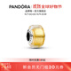 潘多拉（PANDORA）金色迷你玻璃串飾明亮閃耀摩登時(shí)尚方正小巧diy串珠生日禮物 1 793353C00 均碼
