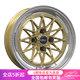 邁斯盾（MAKSTTON）輪轂改裝mini00適用于五菱MINI迷你馬卡龍寶駿冰激凌北斗星14寸 ghthic006金色車(chē)邊 14英寸 5.0J