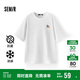 森馬（Semir）【多彩涼感T】短袖t恤女夏中長(cháng)款寬松舒適刺繡上衣109324100007