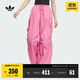 adidas工裝風(fēng)經(jīng)典寬松運(yùn)動(dòng)褲女秋季阿迪達(dá)斯官方三葉草JD1126 淺玫紅色   S