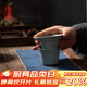 東道汝窯河南非遺公道杯茶漏 開(kāi)片汝瓷功夫茶具陶瓷茶濾組尼龍過(guò)濾網(wǎng) 澄心茶漏2023款禮盒（天青色）