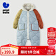 迷你巴拉兒童連體羽絨服男女童厚款保暖連帽防風(fēng)保暖羽絨外套【防水透濕】 海鹽檸檬10808 -輕暖【云羽絨】 90 -充絨量64.3g