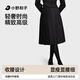小野和子百褶半身裙女中長(cháng)款秋冬高腰A字學(xué)院風(fēng)灰色西裝新款TK