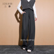 三彩2025冬季新款簡(jiǎn)約通勤休閑長(cháng)褲松緊腰闊腿褲寬松垂感顯瘦M