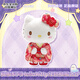 三麗鷗（SANRIO）和服櫻花抹茶系列 HelloKitty紅色和服公仔 毛絨玩具新年禮物送女
