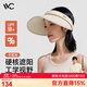 VVC成毅同款防曬帽女遮陽(yáng)帽防紫外線(xiàn)夏季工學(xué)視野戶(hù)外大檐帽 卡其米 