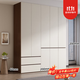 奧伯豪包安裝實(shí)木衣柜臥室輕奢大衣柜一門(mén)到頂帶抽屜家用大儲物收納柜子 【五門(mén)】200*60*200cm