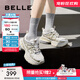 百麗（Belle）張凌赫同款星河軌跡老爹鞋女網(wǎng)面透氣休閑厚底運(yùn)動(dòng)鞋B2199CM4預(yù)售 【周雨彤同款】金色 （第一批） 36 (230mm)
