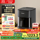 松下（Panasonic）雙核熱循環(huán)多功能全景可視家用全自動(dòng)無(wú)油5L大容量無(wú)需翻面 空氣炸鍋NF-KZ500-K