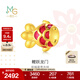 周生生黃金轉運珠 足金Charme文化祝福小金魚(yú)錦鯉串珠 91505C定價(jià)