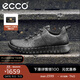 愛(ài)步（ECCO）運動(dòng)鞋男鞋 輕便休閑鞋軟底低幫鞋男士牛皮風(fēng)琴鞋 靈動(dòng)525224 HL 黑色52522401001 39
