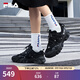 斐樂（FILA）貓爪5代官方女復古運動鞋楊冪同款新款休閑鞋老爹鞋 黑-BK 37.5