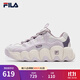 FILA 斐樂(lè )官方女鞋可頌鞋運動(dòng)鞋2025冬季新款鞋子厚底面包休閑鞋 浪漫紫/雨霧灰-ON 38