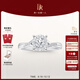 DR現(xiàn)貨光芒求婚鉆戒鉑金戒指BELIEVE結婚戒指女禮物紀念日節(jié)日禮物 TOP*現(xiàn)貨/9分F色VS1