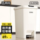 五月花腳踏垃圾桶20L腳踩手按雙開(kāi)蓋衛生間客廳廚房垃圾桶家用大號