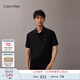Calvin KleinJeans25早秋新款男純棉珠地網(wǎng)眼ck商務純色短袖T恤POLO衫4RB012G