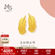 周生生 羽毛黃金耳釘 愛(ài)情密語(yǔ)足金丘比特之羽耳飾 86820E計價(jià) 3.57克(含工費200元)