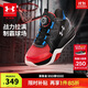安德瑪（Under Armour）童鞋中大童籃球鞋專(zhuān)業(yè)實(shí)戰防滑旋鈕科技閃穿兒童運動(dòng)鞋2441203