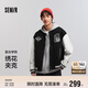 森馬（Semir）商場(chǎng)同款夾克男繡花棒球服情侶25春秋外套101125108121